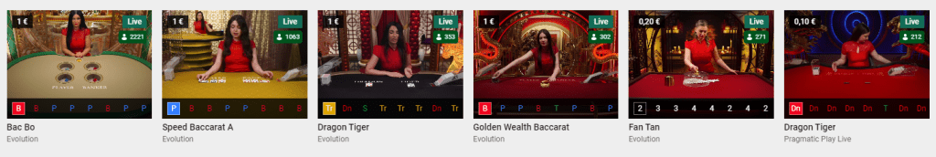 Casino Unibet Baccarat